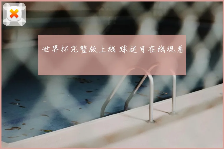 世界杯完整版上线 球迷可在线观看